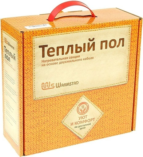 Теплый пол (нагревательный кабель) Warmstad WSS 580Вт 3,2 - 3,9м² 100035643900