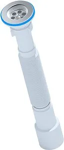 Сифон гофрированный для раковины Ани Пласт белый G206 Сифон гофрированный для раковины Ани Пласт белый G206, 1