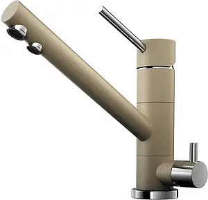 Смеситель для кухни с подключением к фильтру Omoikiri Tonami-CH шампань/хром 4994083 Смеситель для кухни с подключением к фильтру Omoikiri Tonami-CH шампань/хром 4994083, 1