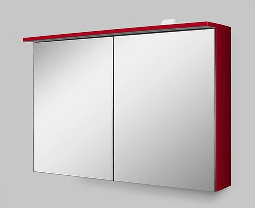 Шкаф-зеркало Am.Pm Spirit 2.0 100 красный глянец M70AMCX1001RG