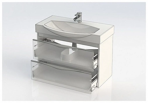 Тумба под умывальник Aquanet Франка 85 белый 00183053