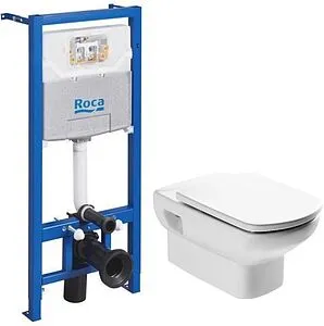 Комплект 4 в 1 Roca Dama Senso Rimless Set 2.2, 1