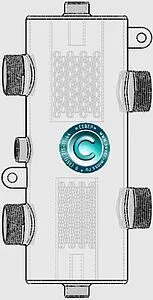 Гидрострелка до 70 кВт 1¼&quot;н x 1¼&quot;н Север-R-80 1945002, 5