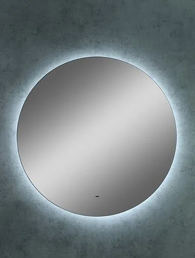 Зеркало с подсветкой Continent Ajour 80 с бесконтактным сенсором белый ЗЛП105