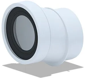 Патрубок для унитаза эксцентриковый Ани Пласт 20мм W0221 Патрубок для унитаза эксцентриковый Ани Пласт 20мм W0221, 1