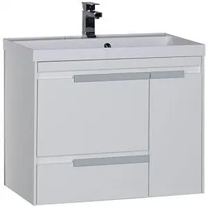 Тумба-умывальник Aquanet Тиволи 80 белый 00180055+00179395, 1