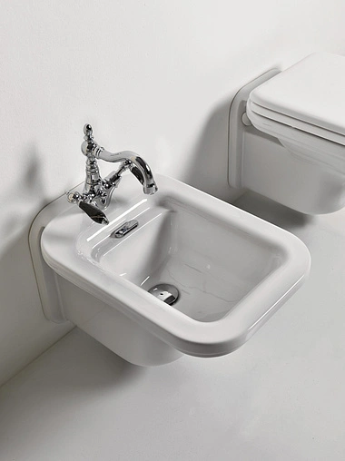 Биде подвесное Kerasan Waldorf белый 4125K1bi/cr*1