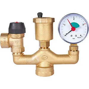 Группа безопасности котла до 50 кВт 1&quot; 3 бар Stout SVS-0040-015025, 1