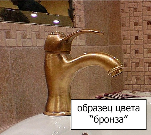 Смеситель для раковины Migliore Korona Swarovski бронза ML.KRN-4734.Br