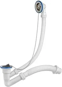 Слив-перелив для ванны VIRPlast Элит хром 30980652 Слив-перелив для ванны VIRPlast Элит хром 30980652, 1