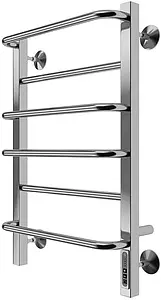 Полотенцесушитель электрический лесенка Terminus Евромикс квадро П6 400х650 электро quick touch полированная сталь 4670078531223, 1