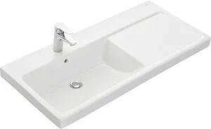 Раковина Roca Gap Plus 100 L белый 3270MB004 Раковина Roca Gap Plus 100 L белый 3270MB004, 1