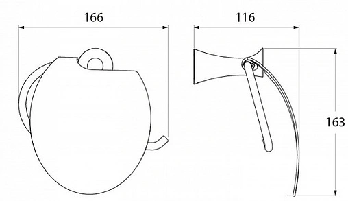 Держатель туалетной бумаги IDDIS Vico хром VICSBC0i43