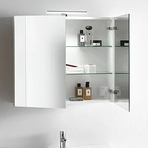 Шкаф-зеркало Laufen Base 100 белый матовый 4.0285.2.110.260.1 Шкаф-зеркало Laufen Base 100 белый матовый 4.0285.2.110.260.1, 5