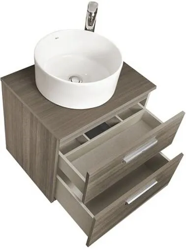 Тумба-умывальник подвесная Roca Victoria 60 городской дуб A857468402+A857418402+