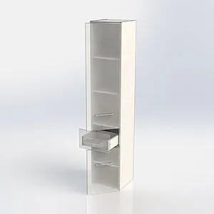 Шкаф-пенал подвесной Aquanet Порто 35 R белый 00195732 Шкаф-пенал подвесной Aquanet Порто 35 R белый 00195732, 5