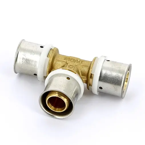 Тройник пресс соединительный 26мм x 26мм x 26мм Uni-fitt 706G8880 Тройник пресс соединительный 26мм x 26мм x 26мм Uni-fitt 706G8880