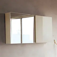 Шкаф-зеркало BelBagno Luce 100 бежевый BB1000PAC/TL Шкаф-зеркало BelBagno Luce 100 бежевый BB1000PAC/TL