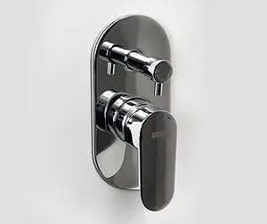 Смеситель для ванны скрытого монтажа Wasserkraft Donau хром 5341, 3