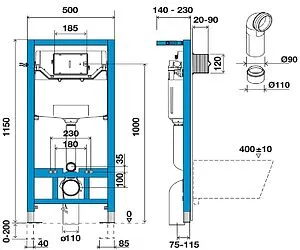Комплект 4 в 1 Roca Gap Clean Rim Set 3.5, 2