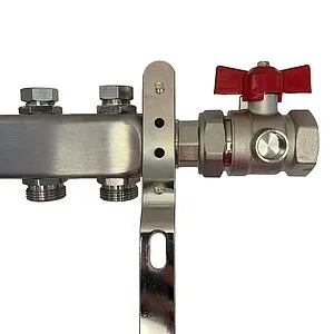 Группа коллекторная без расходомеров 4 отвода 1&quot;в/в x ¾&quot;ек WAAG WG.588.0604.F, 3