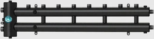 Распределительный коллектор 5 контуров с гидрострелкой 1¼&quot;н x 1&quot;н Север-R-М4+1 1945089