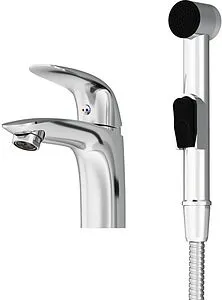 Смеситель для раковины с гигиеническим душем Damixa Eclipse хром 310300001, 1