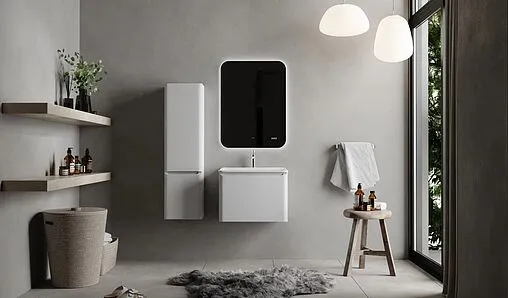 Тумба под умывальник подвесная Raval Welto 60 белый Wel.01.60/P/W/RL