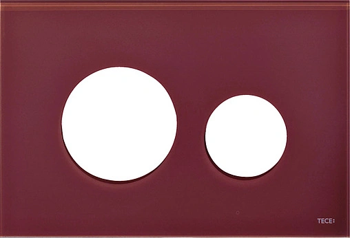 Лицевая панель TECEloop Modular стекло/рубиновый (Alape) 9240679