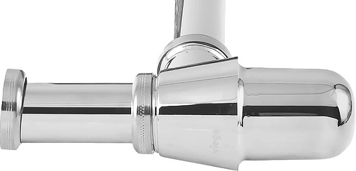 Сифон бутылочный для раковины Viega 5753 хром 100674