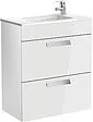 Тумба-умывальник Roca Debba 60 белый глянец ZRU9302708+32799H00Y