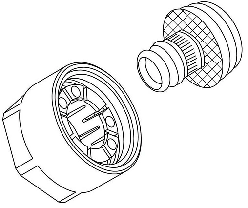 Концовка для металлопластиковых труб ¾&quot;ек x 20x2.9мм Rehau Rautitan Stabil 12664621003