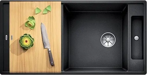 Мойка кухонная Blanco Axia III 6 S-F 100 (доска ясень) кофе 523525