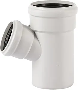 Тройник внутренний бесшумный D=110x78мм Угол 67° Ostendorf Skolan Safe SKEA 335310, 1