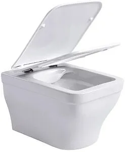 Унитаз подвесной безободковый Aquatek Амадео белый AQ1163-00, 5