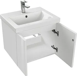 Тумба-умывальник подвесная Cersanit Colour 50 белый 64257+, 5
