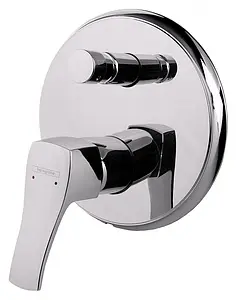 Смеситель для ванны скрытого монтажа Hansgrohe Metris Classic хром 31485000 Смеситель для ванны скрытого монтажа Hansgrohe Metris Classic хром 31485000, 1