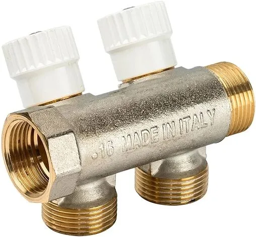 Коллектор регулирующий проходной 2 отвода ¾&quot;в/н x ¾&quot;ек Luxor CP 452 68512802