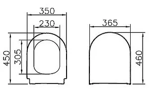 Крышка-сиденье для унитаза с микролифтом Vitra Arkitekt белый 85-003-729 Крышка-сиденье для унитаза с микролифтом Vitra Arkitekt белый 85-003-729, 2