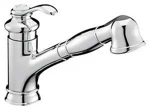 Смеситель для кухни с выдвижным изливом Jacob Delafon Fairfax хром E76091-CP, 1