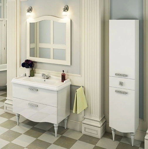 Тумба-умывальник напольная Comforty Монако 100 белый 00004136346CF Тумба-умывальник напольная Comforty Монако 100 белый 00004136346CF