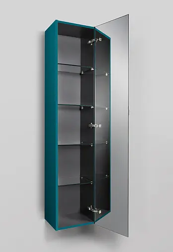 Шкаф-пенал подвесной Am.Pm Spirit V2.0 35 R кобальтовый глянец M70ACHMR0356PG