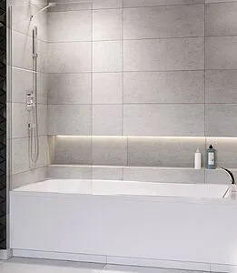 Шторка на ванну 600мм прозрачное стекло Radaway Modo PNJ 60 10006060-01-01, 1