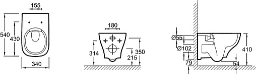 Унитаз подвесной безободковый Jacob Delafon Struktura Rimless белый EDE102-00 Унитаз подвесной безободковый Jacob Delafon Struktura Rimless белый EDE102-00