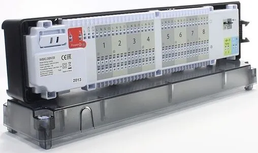 Центр коммутации проводной 8 зон НО/НЗ 230В Salus NSB NSB KL08NSB
