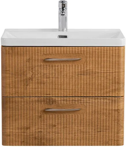 Тумба-умывальник подвесная BelBagno DUE 60 Rovere Nature DUE-600-2C-SO-RN-P+BB-8076-3-60