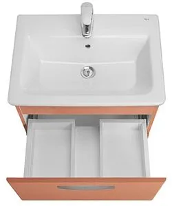 Тумба-умывальник подвесная Roca The Gap Original 60 терракота ZRU9307837+327472000 Тумба-умывальник подвесная Roca The Gap Original 60 терракота ZRU9307837+327472000, 4