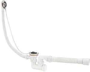 Слив-перелив для ванны VIRPlast Универсал хром 30982420 Слив-перелив для ванны VIRPlast Универсал хром 30982420, 1