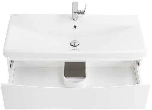 Тумба-умывальник подвесная BelBagno MARINO-CER 90 Bianco Lucido MARINO-CER-900-2C-SO-BL-P+BB-0323-90-LVB Тумба-умывальник подвесная BelBagno MARINO-CER 90 Bianco Lucido MARINO-CER-900-2C-SO-BL-P+BB-0323-90-LVB