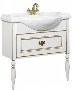 Тумба-умывальник напольная Roca America 85 дуб молочный ZRU9302960+327206000, 1